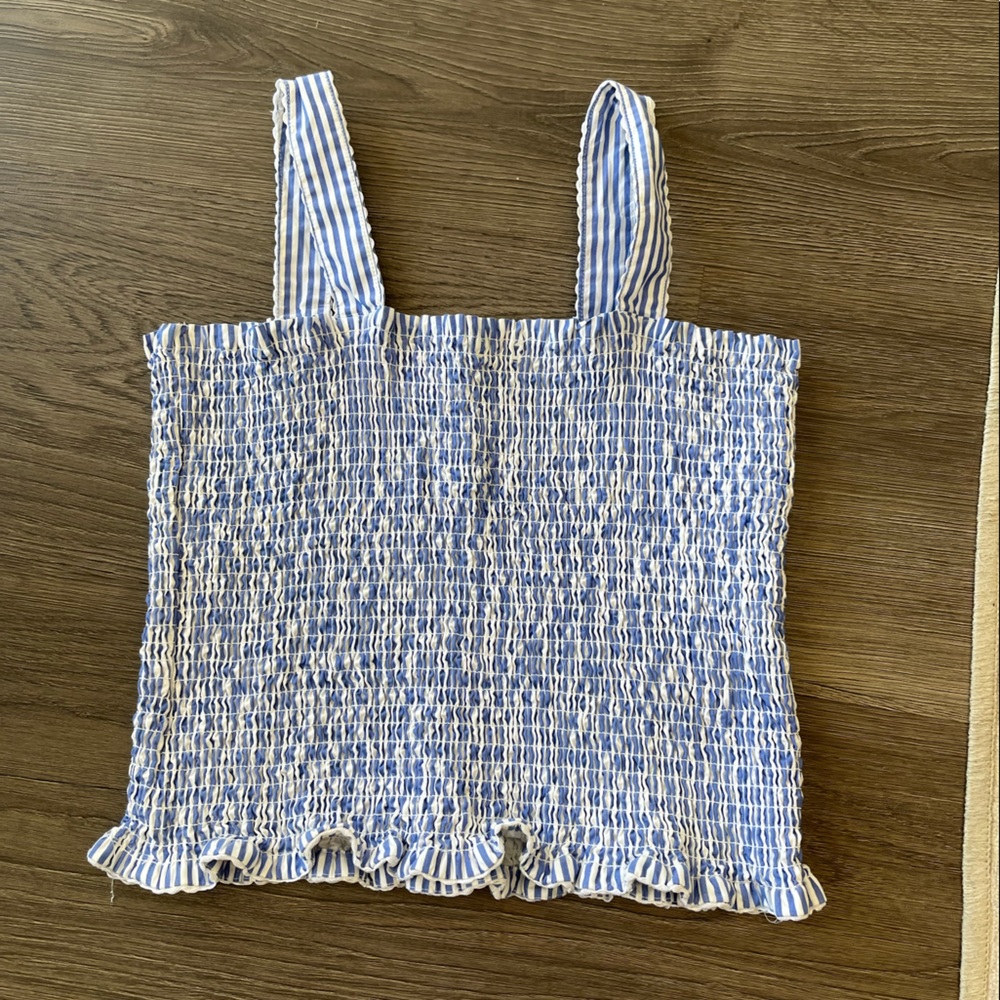 Girls J crewcuts smocked top size 14